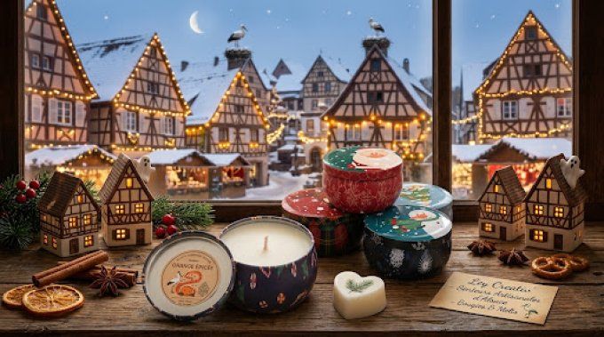 Bougie Parfumée "Magie Épicée de Noël"