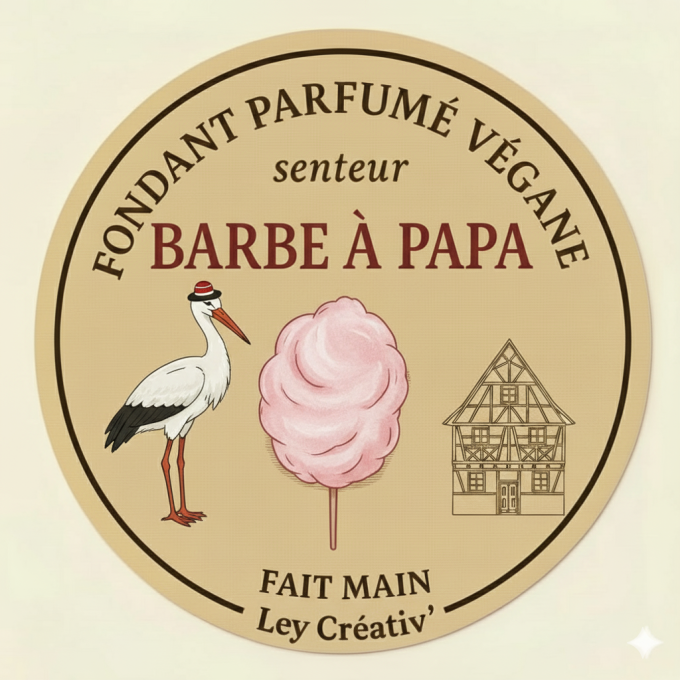 Fondant Barbe à papa