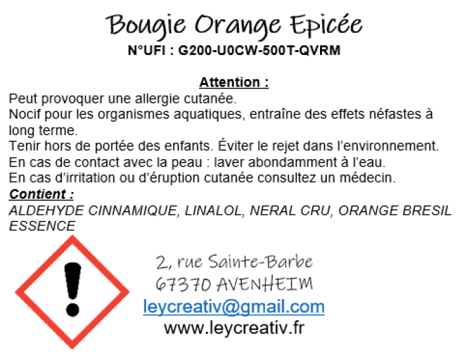Bol Halloween senteur Orange épicée