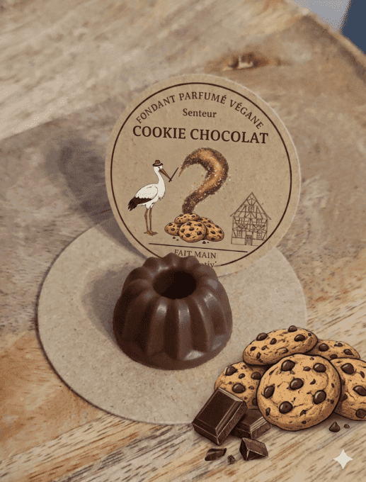 Fondant Parfumé Cookie Chocolat Artisanat Alsace - Ley Créativ'