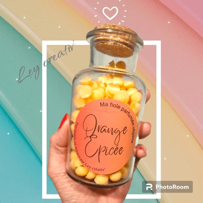 Ma fiole parfumée végane Orange épicée
